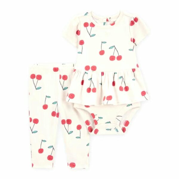 Set de 2 piezas Carters cerezas 12m