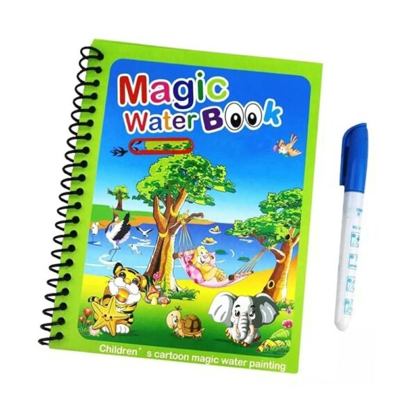 Libro Mágico de Agua para Niños Animales