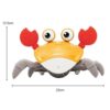 Juguete Cangrejo Musical Baby Land 18m+ medidas