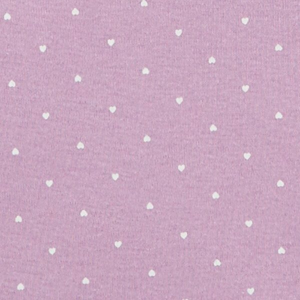 Pack de 5 bodies de manga corta con lunares y corazones para bebé 24M textura morada