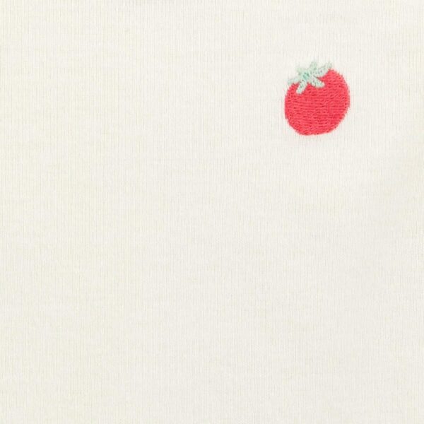 Pack de 5 bodies sin mangas con estampado de verduras para bebé - Marfil 3M tomate