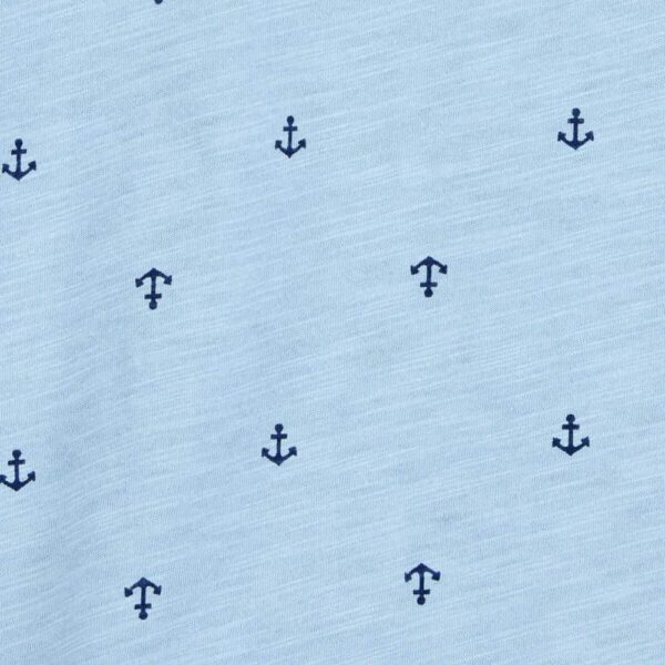 Polo de ancla para niño - Azul patrón