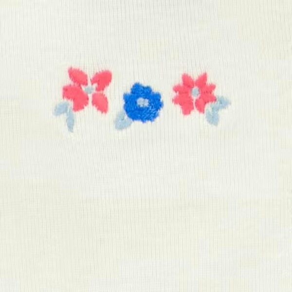 Conjunto Carters de 3 Piezas con Estampado Floral 6M textura