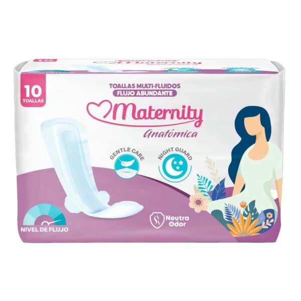 Toalla Maternity Anatómica Con Alas x 10 nueva presentación