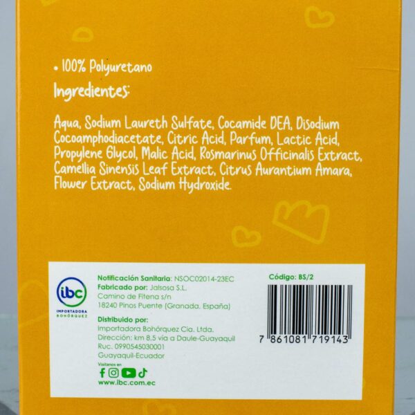 Esponja de Baño de Un Solo Uso BabyPaño Natural para Bebé x 1 unidad descripción