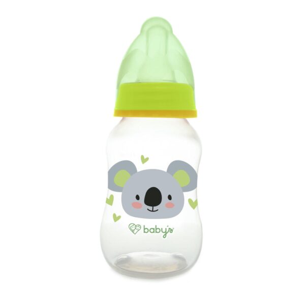 Biberón Babys Curvo 5 Onz x 125ml Amarillo Koala 1m+