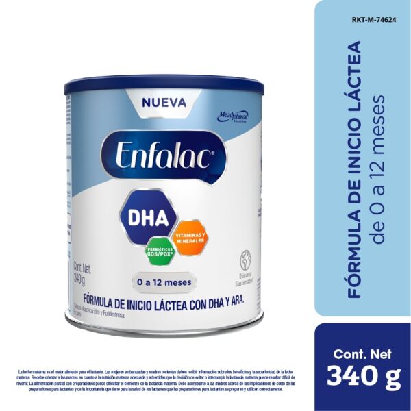 Enfalac ® Fórmula De Inicio Láctea Con DHA y ARA 340 Gramos fórmula
