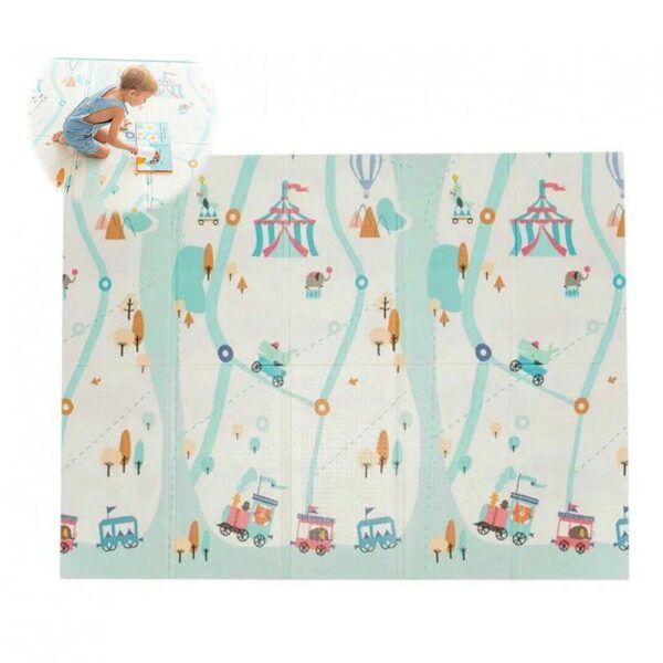 Alfombra de Gateo Formosa 180x200 Animales Turistas Creciendo Junto