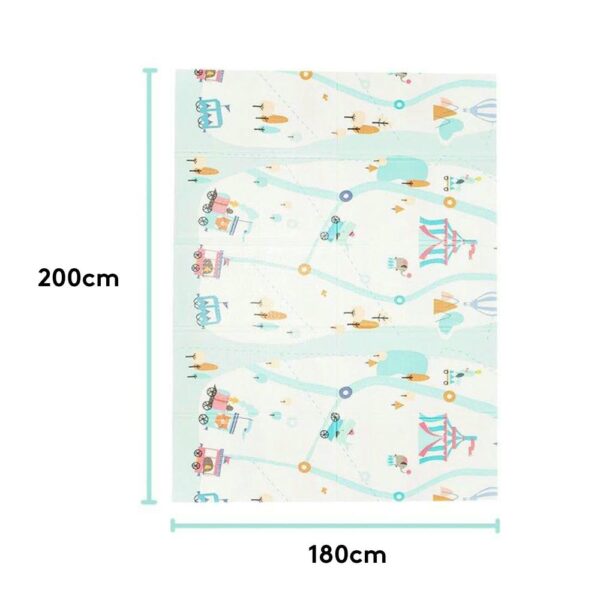 Alfombra de Gateo Formosa 180x200 Animales Turistas Creciendo Junto medidas