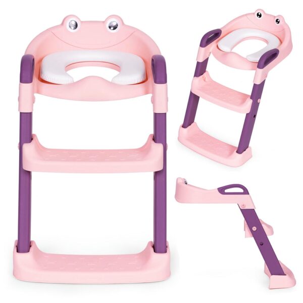 Escalera de baño Rosada-Morada Prime vistas