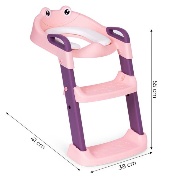 Escalera de baño Rosada-Morada Prime dimensiones