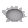 Bowl de Silicona Genial 6M+ Dinosaurio Gris