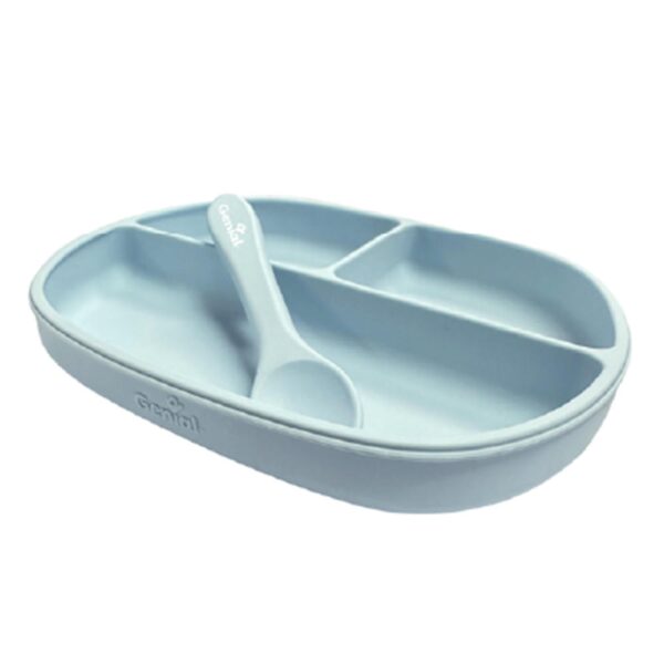 Set de Alimentación de Silicón Genial 6M+ Celeste vista lateral
