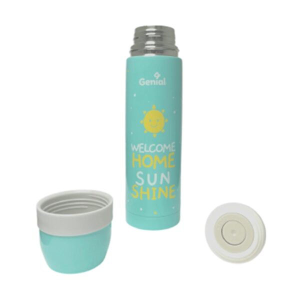 Termo Isotérmico Genial 500 ml Turquesa abierto