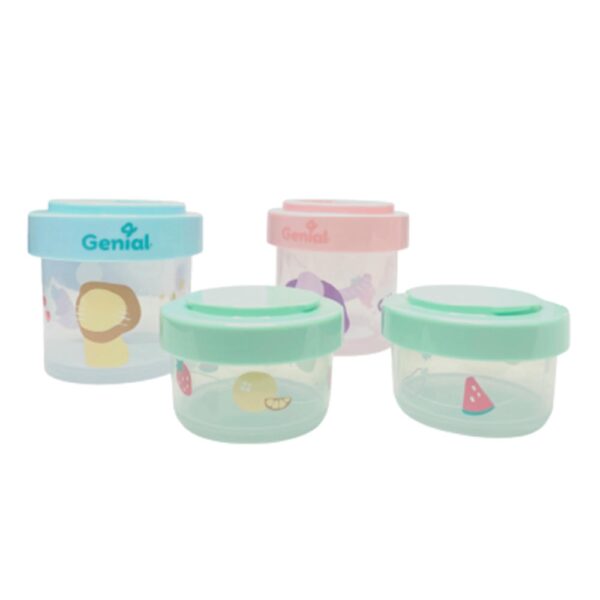 Set de Recipientes 4 Piezas Genial Rosa