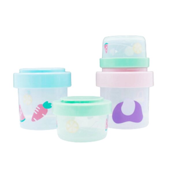 Set de Recipientes 4 Piezas Genial Celeste