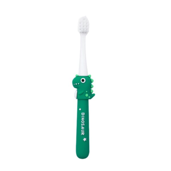 Cepillo Dental Genial Dinosaurio Verde 12M+