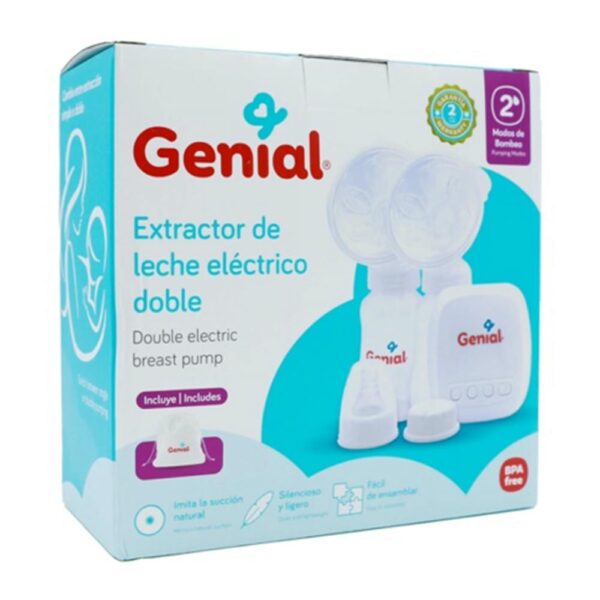 Extractor de Leche Eléctrico Doble Genial caja
