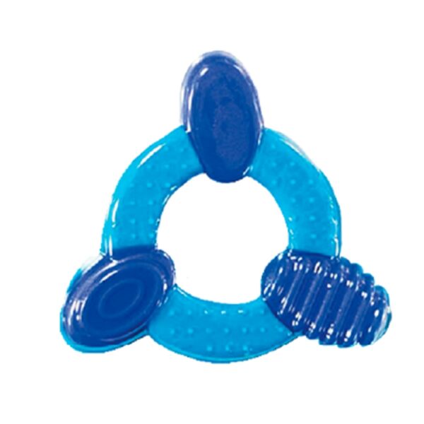 Mordedor de Silicona Genial 6M+ redondo Azul - Celeste