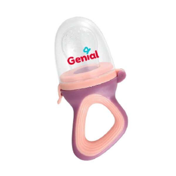 Alimentador de frutas Genial (Chupa Frutas) +6m Rosa - Morado