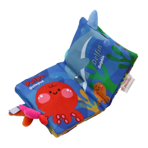 Libro de Estimulación Sensorial Genial abierto