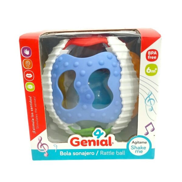 Juguete Sonajero Musical de Estimulación Sensorial 6M+ Genial