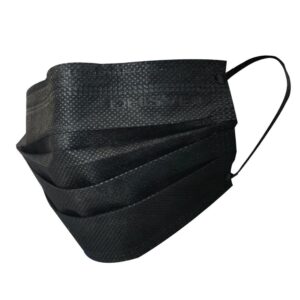 Mascarilla Quirúrgica Negra para Adulto x 50