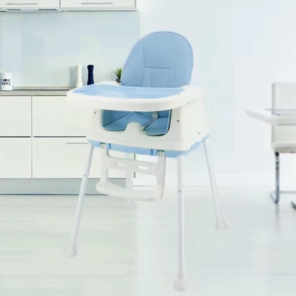 Silla De Comer Isabella Celeste Con Ruedas Y Reposa Pies Úpale nuevo 3