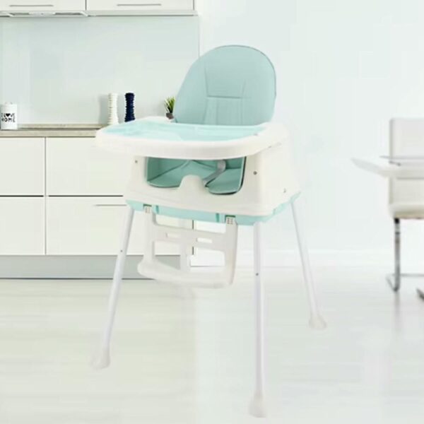 Silla De Comer Isabella Verde Con Ruedas Y Reposa Pies Úpale nuevo 3