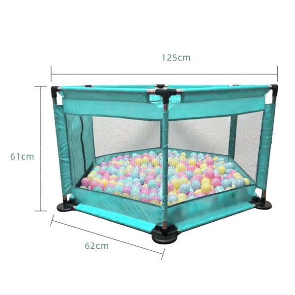 Corral para bebés Hexagonal Turquesa Prime dimensiones