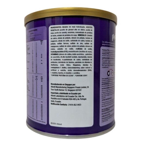 Pediasure 10+ Vainilla 400 g información