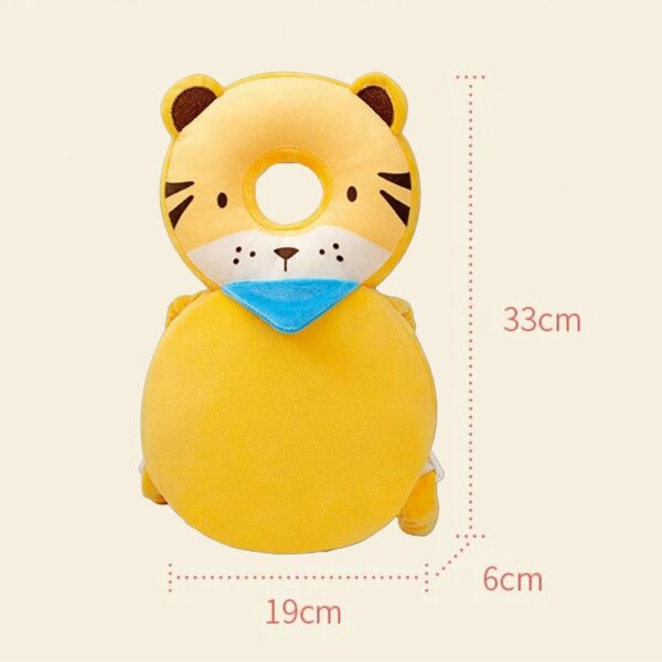 Mochila Antigolpe Tigre Amarillo 30x20x10 Prime medidas