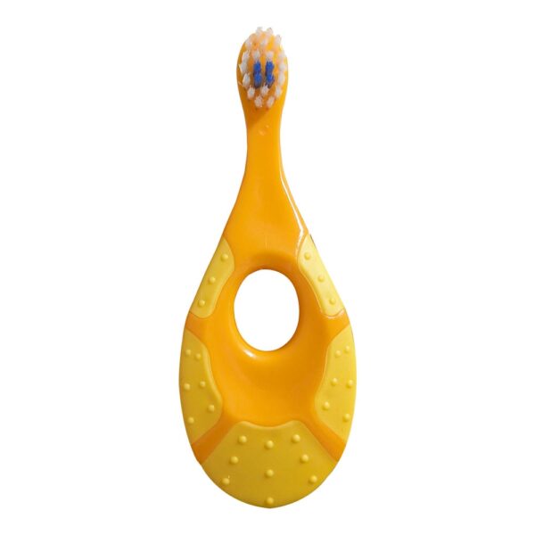 Cepillo Dental Babys Premium 2 en 1 Cepillo y Mordedor (6m+) Naranja