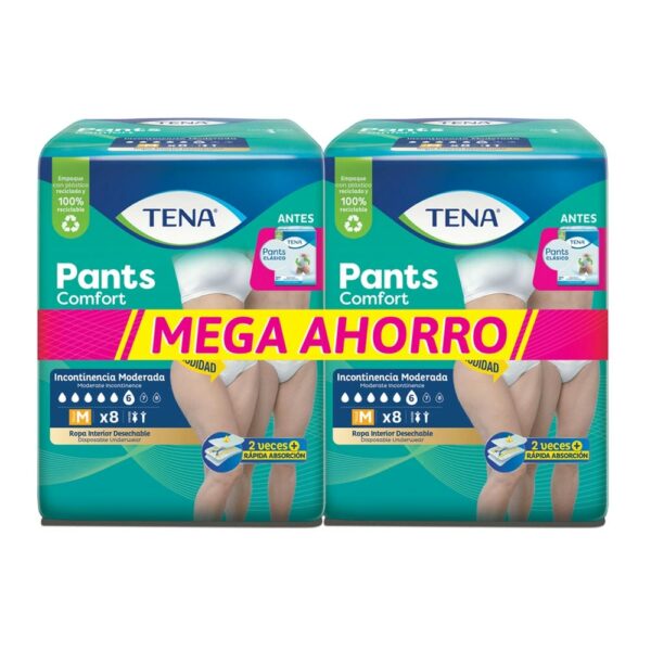 Pañal Tena Pants Comfort M Pack x 16 Precio Especial