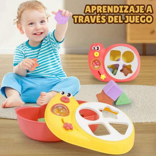 Juego Didáctico de Caracol Rosado Gancibaby uso