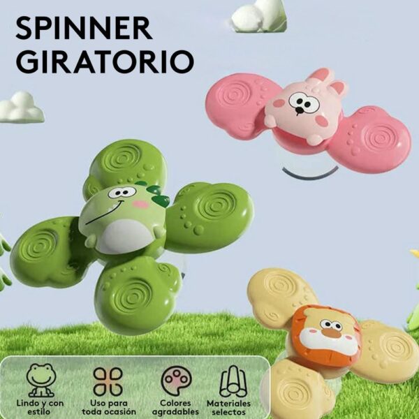 Spinner x3 Animales 18M+ Gancibaby propiedades