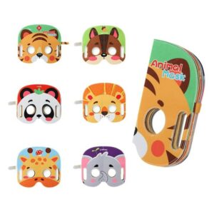 Animales De La Jungla Libro Didáctico Facemask 18M+ Gancibaby