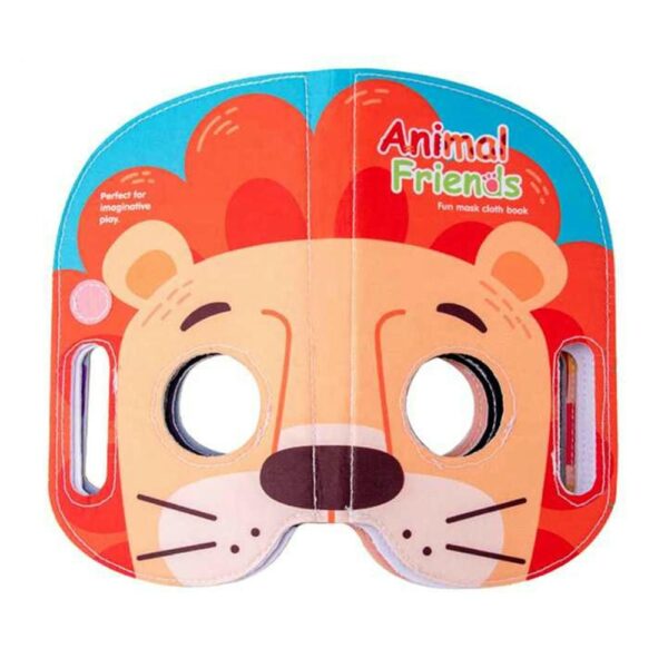 Animales De La Jungla Libro Didáctico Facemask 18M+ Gancibaby máscara