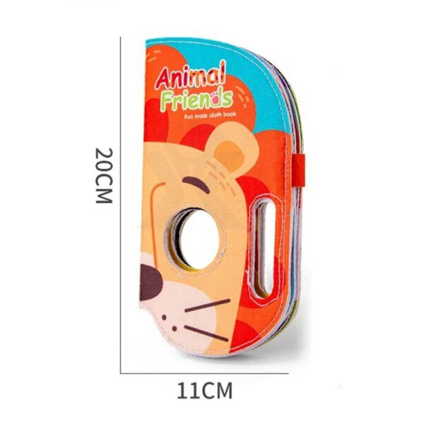 Animales De La Jungla Libro Didáctico Facemask 18M+ Gancibaby medidas