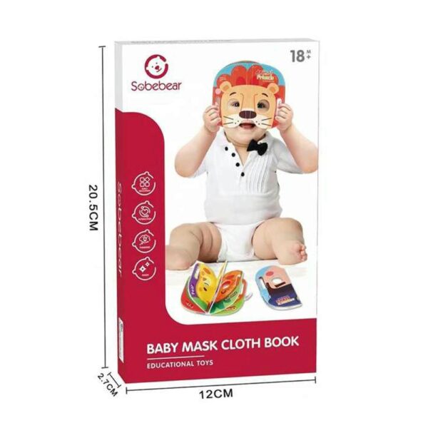 Animales De La Jungla Libro Didáctico Facemask 18M+ Gancibaby caja