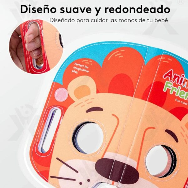 Animales De La Jungla Libro Didáctico Facemask 18M+ Gancibaby ventajas