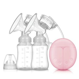 Extractor Eléctrico de Leche Doble Rosado Baby Land