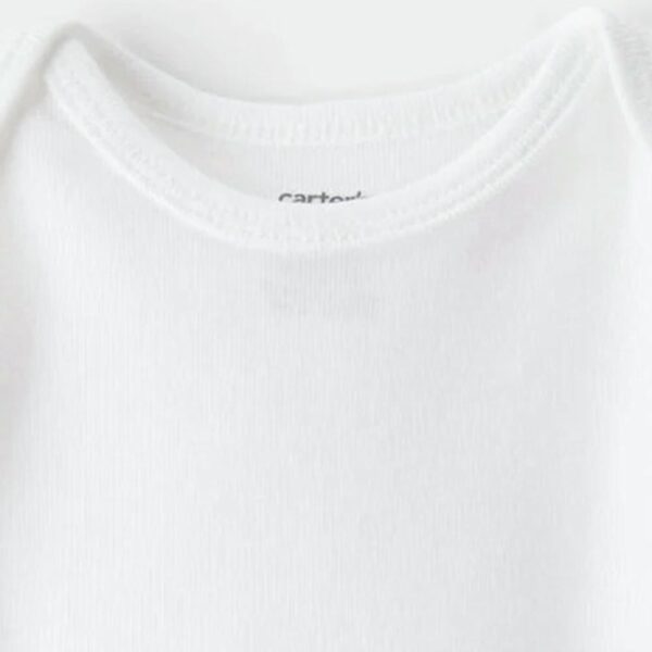 Set de 4 piezas Carters body manga larga blanco 3m cuello