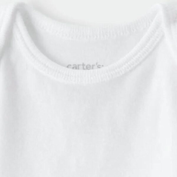 Set de 5 piezas Carters body sin manga blanco 3m cuello
