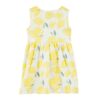 Vestido de Tirantes Blanco/Amarillo Carters Limón 2T de atrás