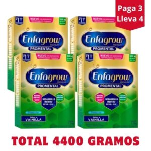 Fórmula de crecimiento Enfagrow Premium Preescolar Etapa 4 - Caja de 1100g (PAGA 3 LLEVA 4)