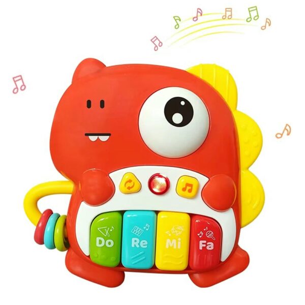 Piano Musical para Bebés Dino Rojo Úpale