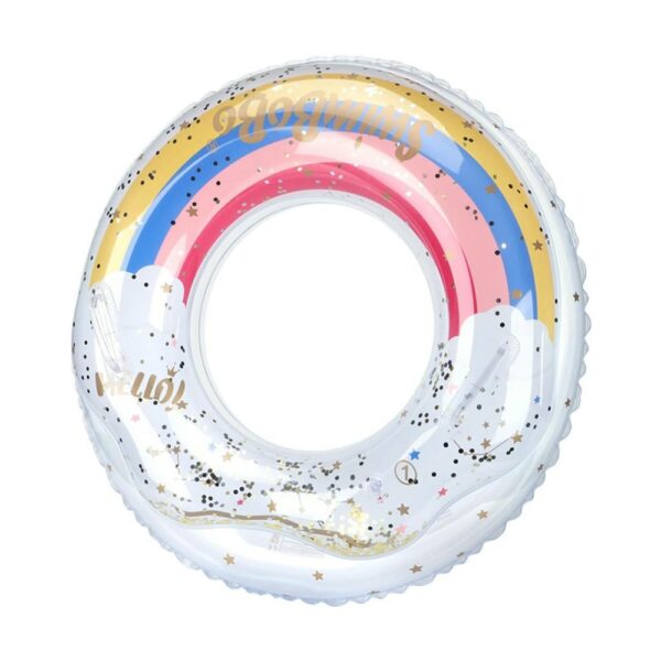 Flotador Inflable de Plástico para niños Arcoíris Úpale de frente