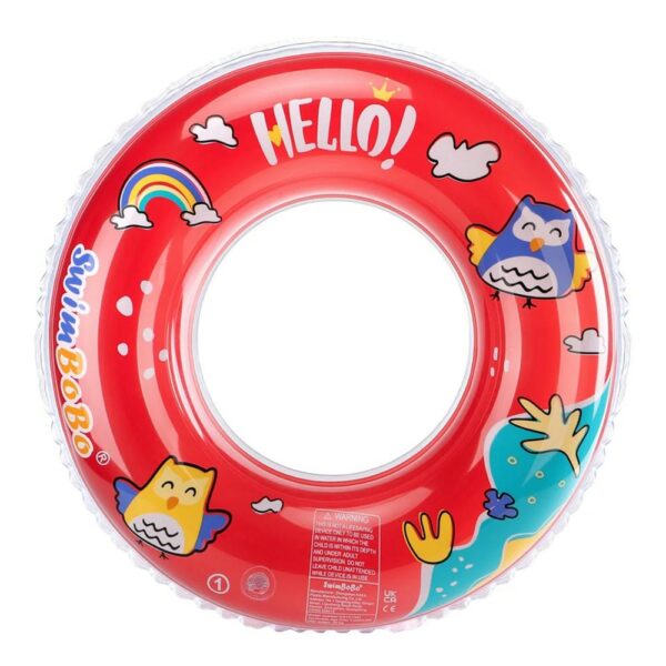 Flotador Inflable Plástico para niños Rojo De Búho Úpale