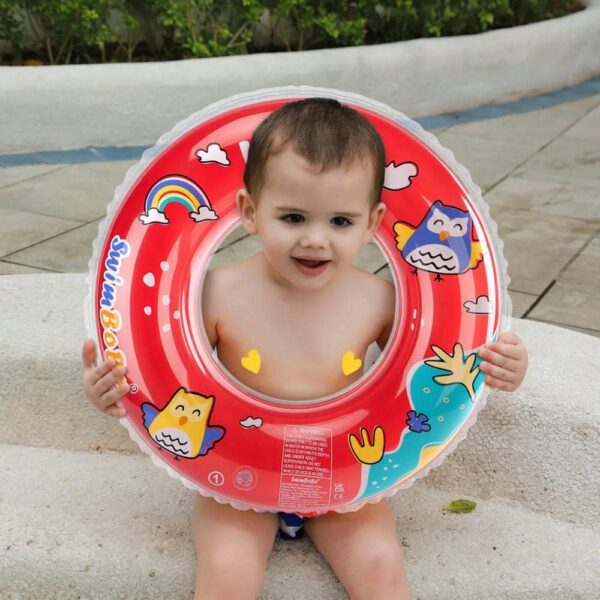 Flotador Inflable Plástico para niños Rojo De Búho Úpale uso